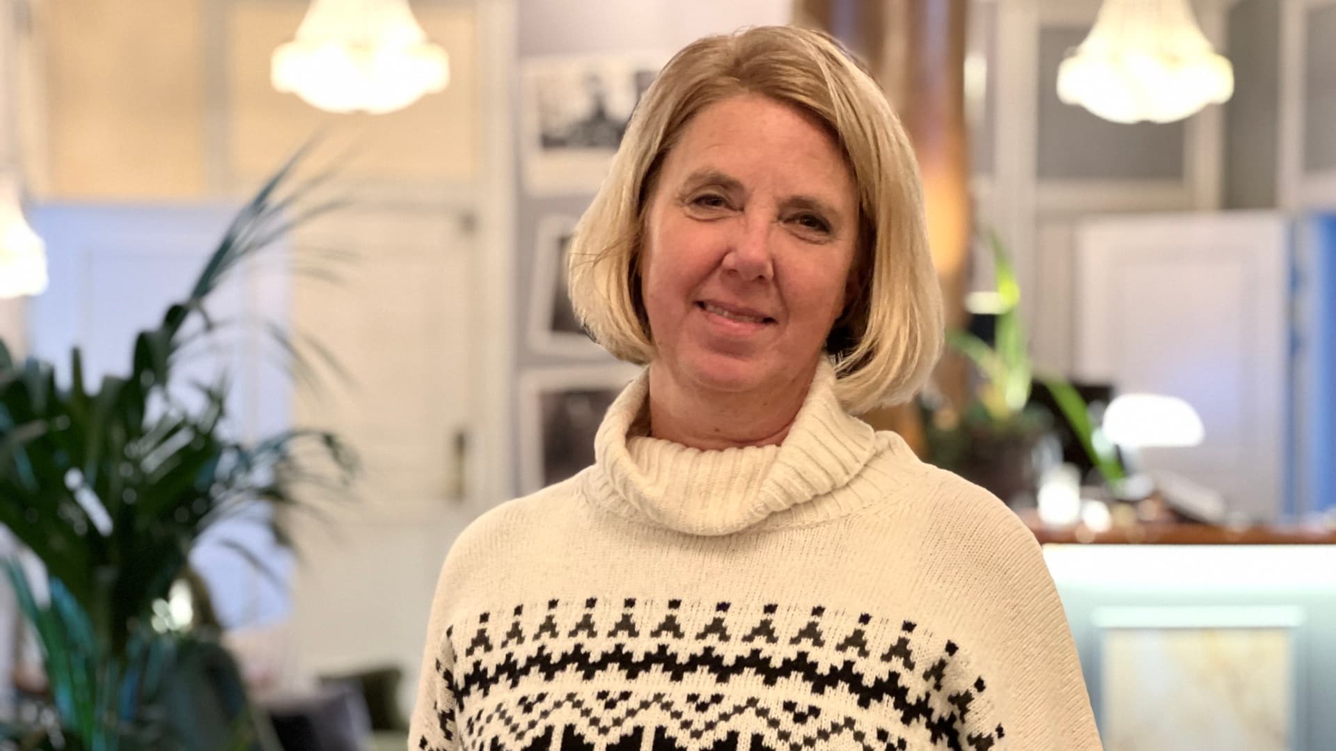 Susanne Wallin på Haparanda Stadshotell