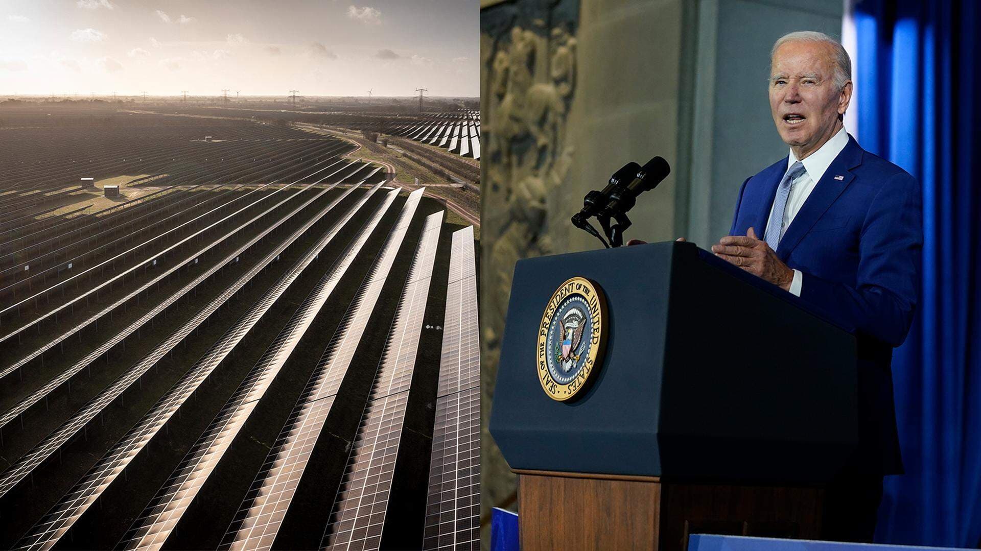 Solpaneler, Joe Biden