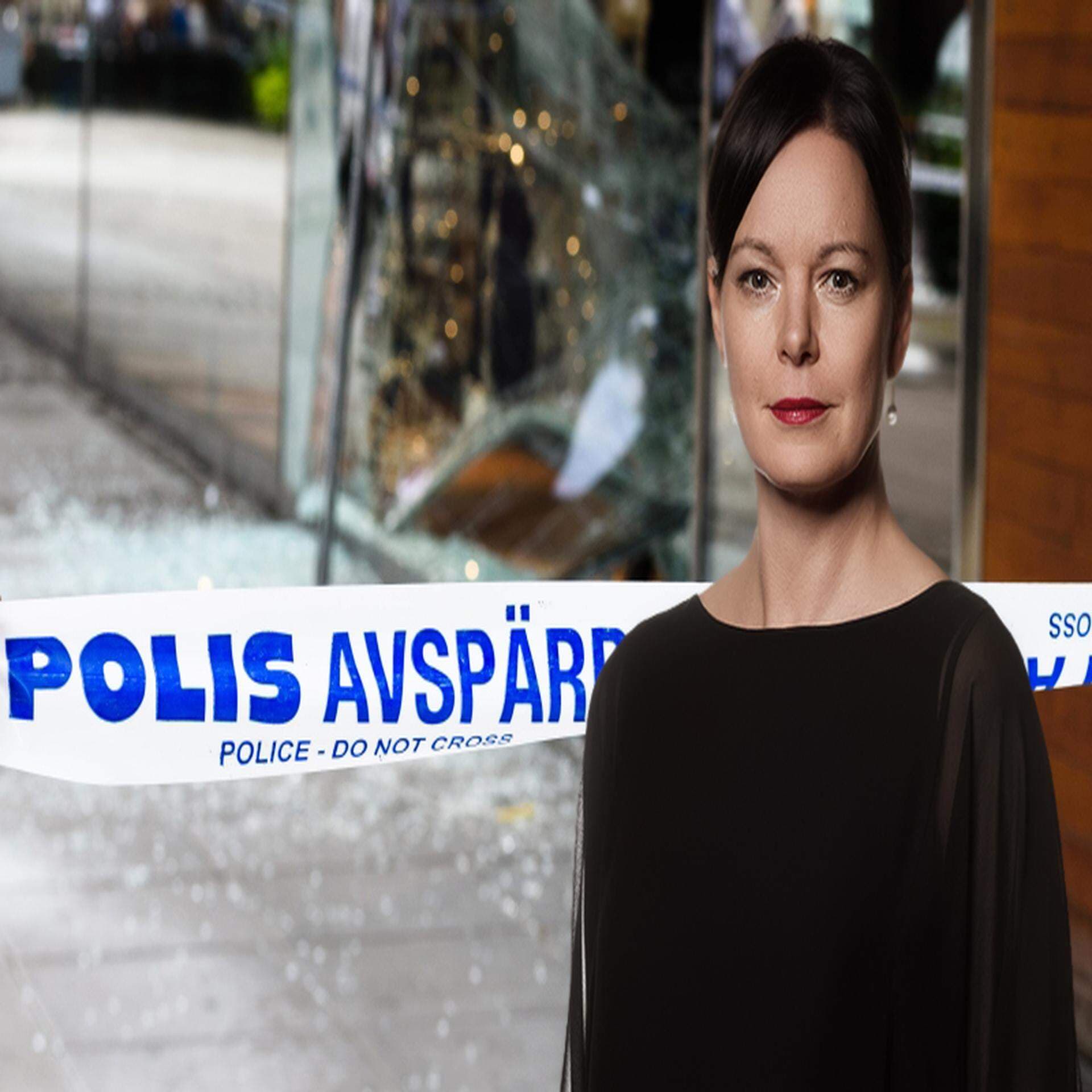 Bildcollage: Anna-Lena Holmström och brottsplats