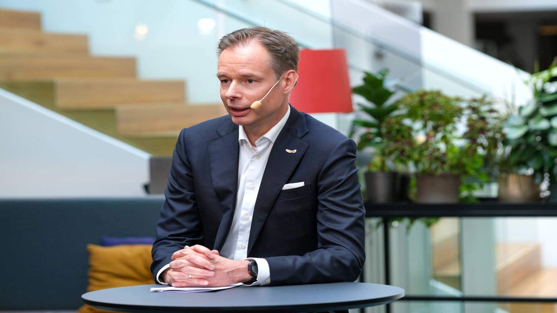 Fredrik Persson vid Framtidsmötet 2021.