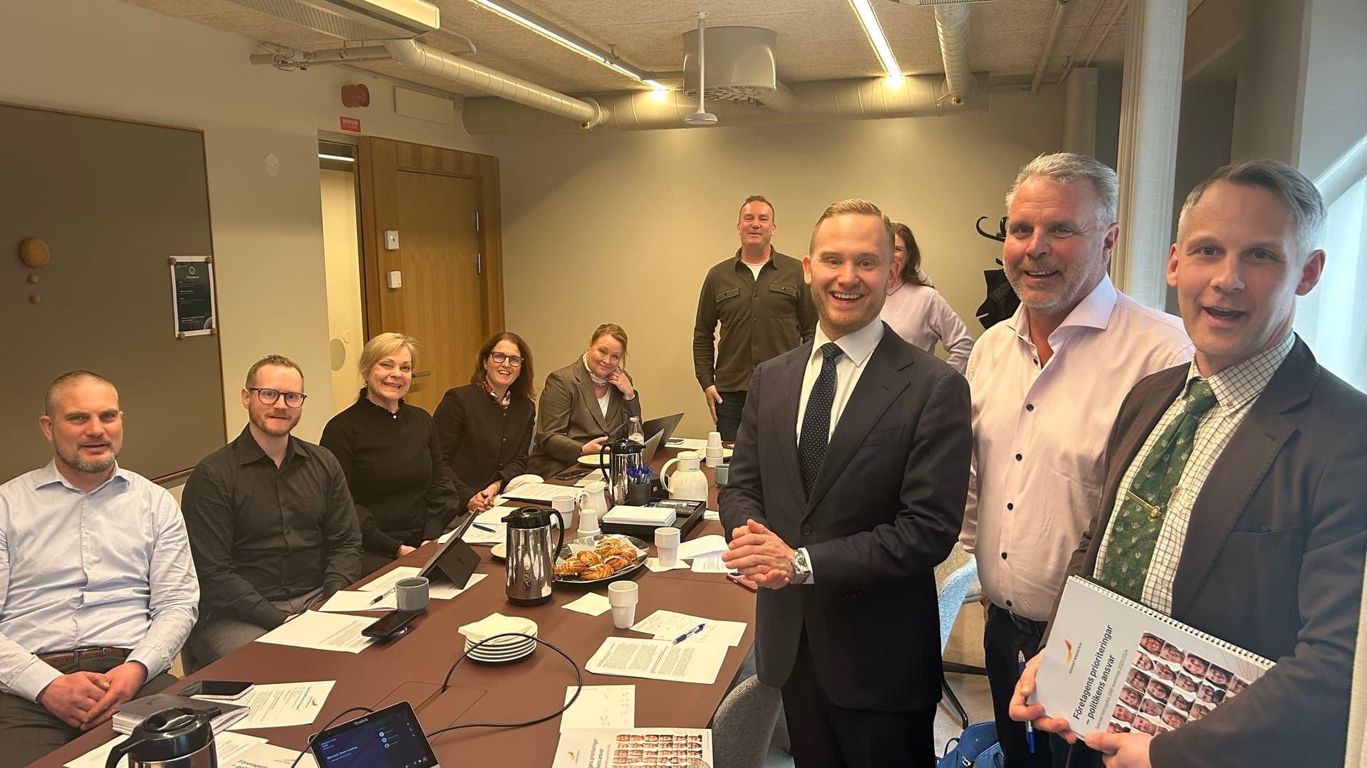 Henrik Vinge (SD) besöker SME-kommittén