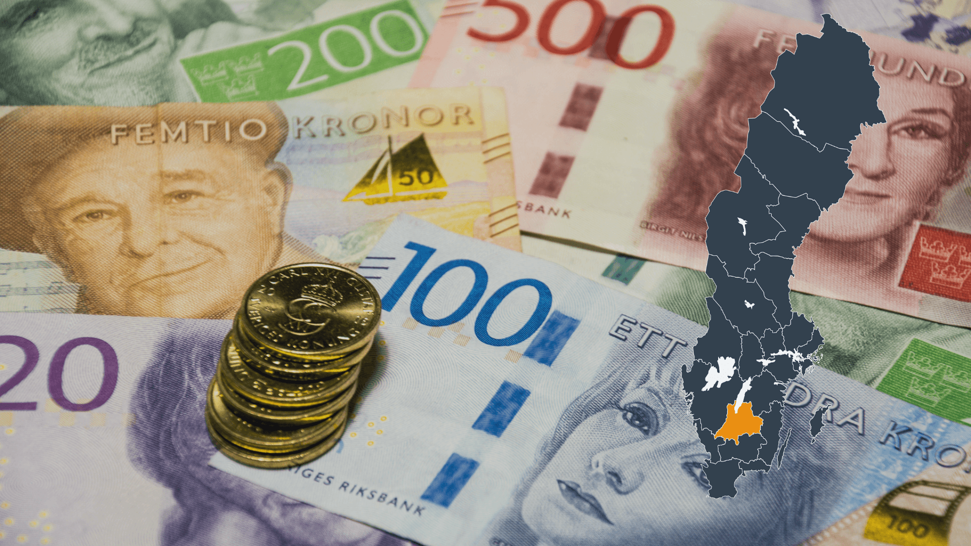 Collage Jönköpings län och kontanter