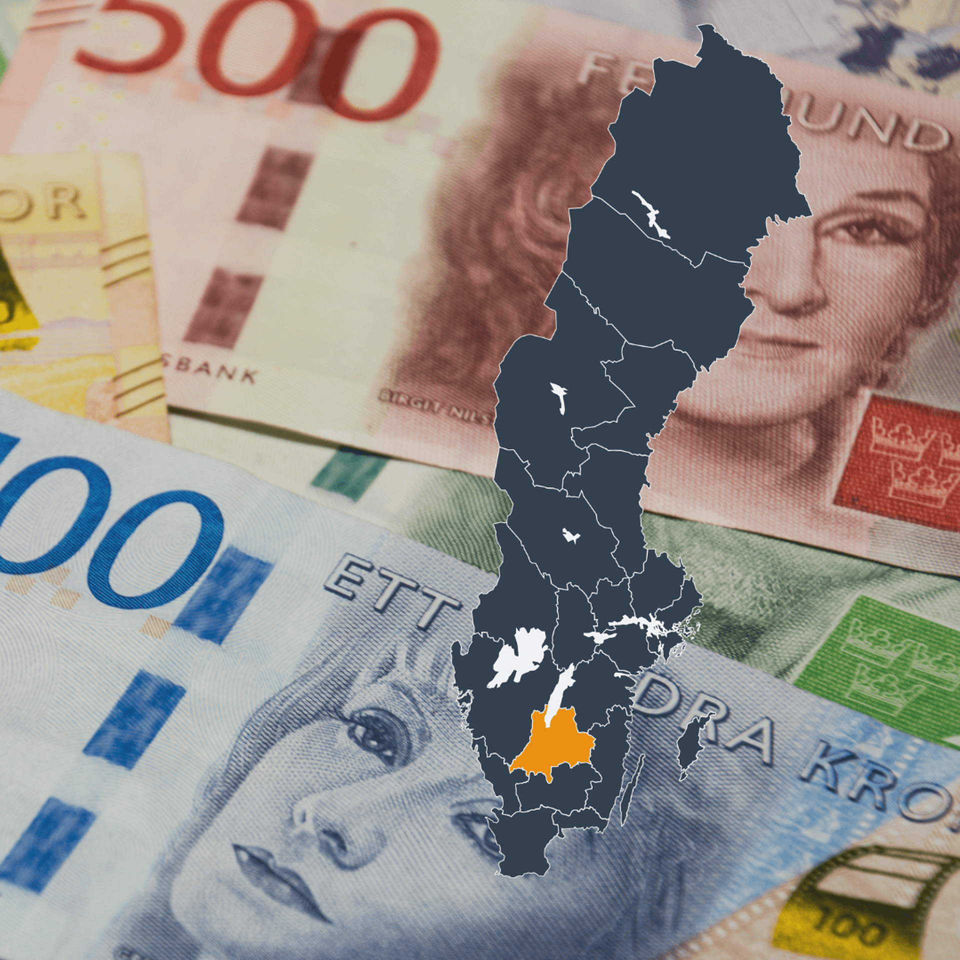 Collage Jönköpings län och kontanter