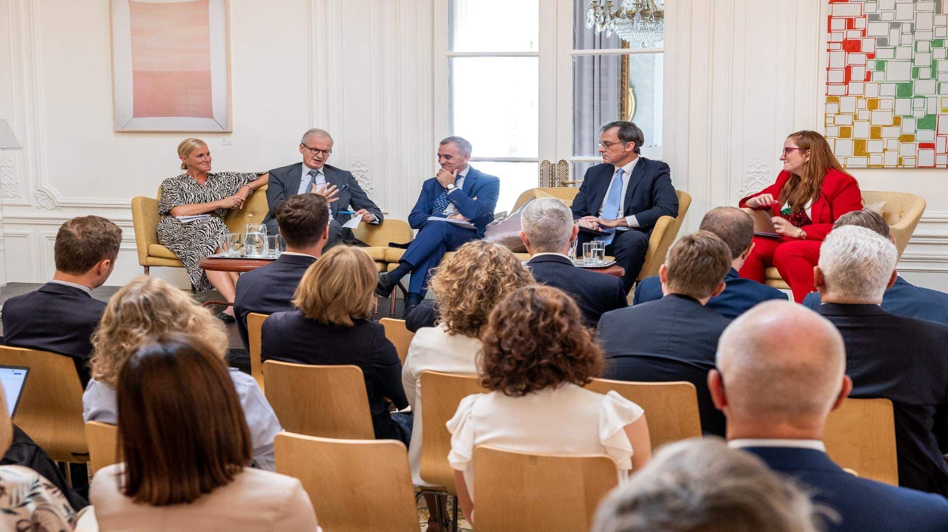 Christian Danielsson, Swedish State Secretary for EU Affairs, Antonio Rodríguez de Liévana Sahagún, Director General for Coordination of the Internal Market at the Spanish Ministry for Foreign Affairs, Anna Stellinger, Deputy Director General and Head of EU and International Affairs at the Confederation of Swedish Enterprise, and Jesús Ortiz Used, Chair of the EU Affairs Commission at CEOE.