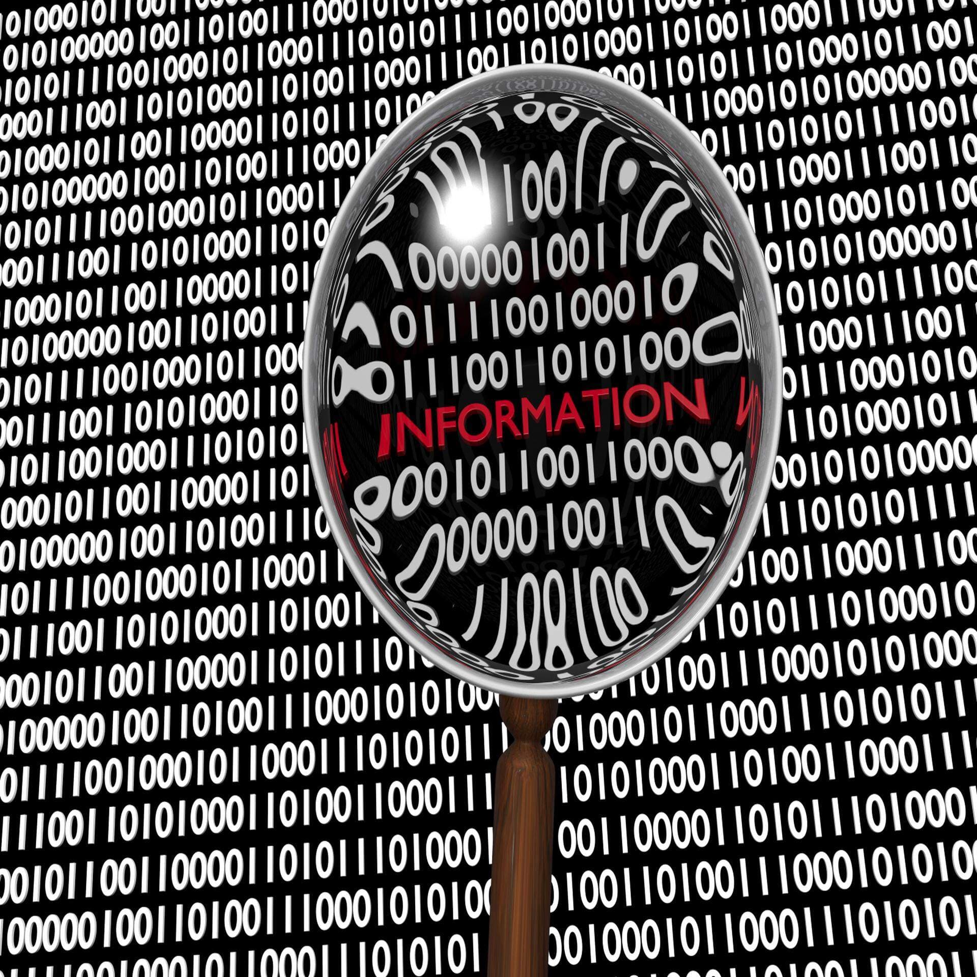 siffror och ett förstoringsglas