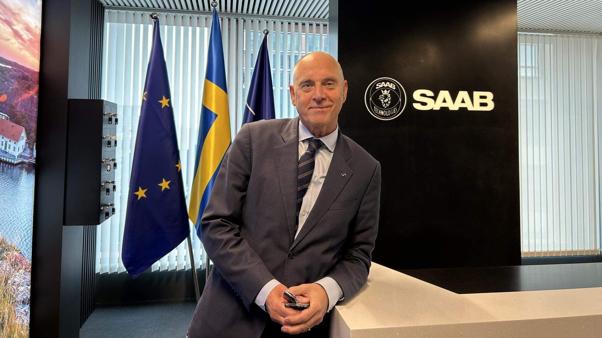 Peter Hultin, head of Saab’s Brussels office.