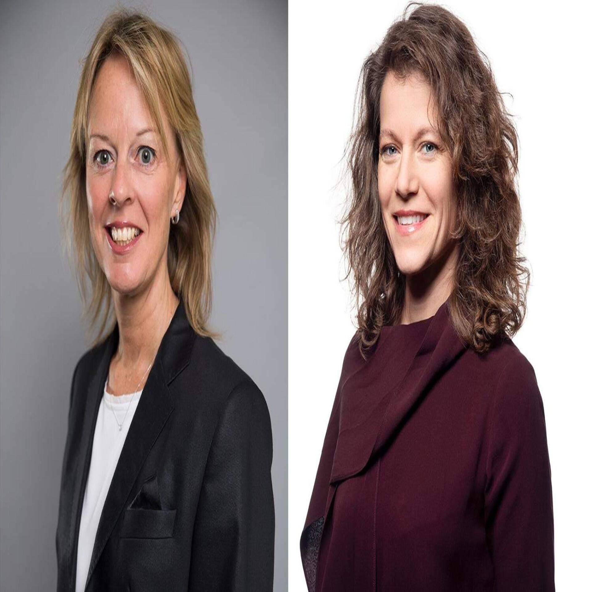 Kollage Charlotte Sammelin och Cemille Ustun