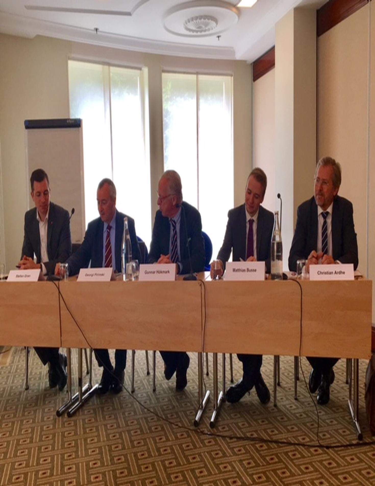 Among the speakers were Georgi Pirinski, Member of the European Parliament, Mattias Busse, CEPS, Christian Ardhe, Heimdal European Affairs and Stefan Gran from the German trade union DGB.
