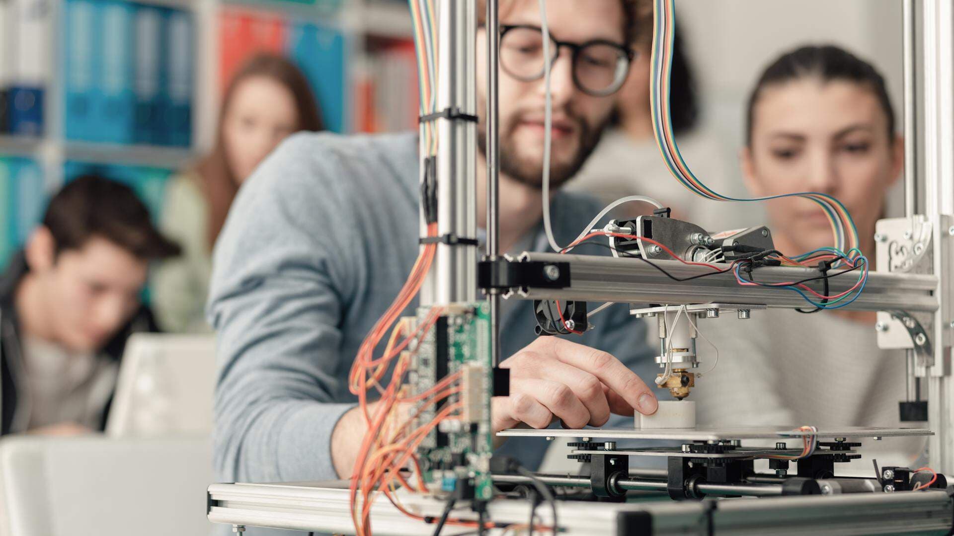 Forskare i 3D-printing