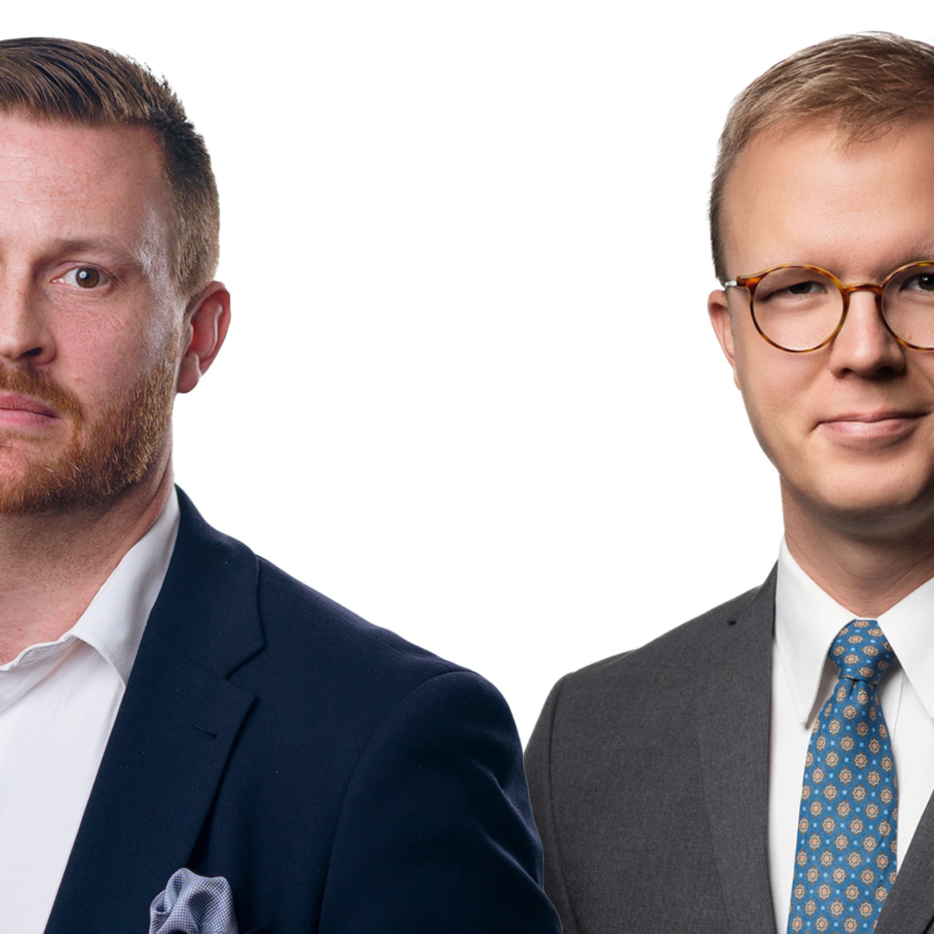Stefan Kvarfordt, expert in energy- och climatepolicies, and Stefan Sagebro, expert in industrial policy, competition and state aid.