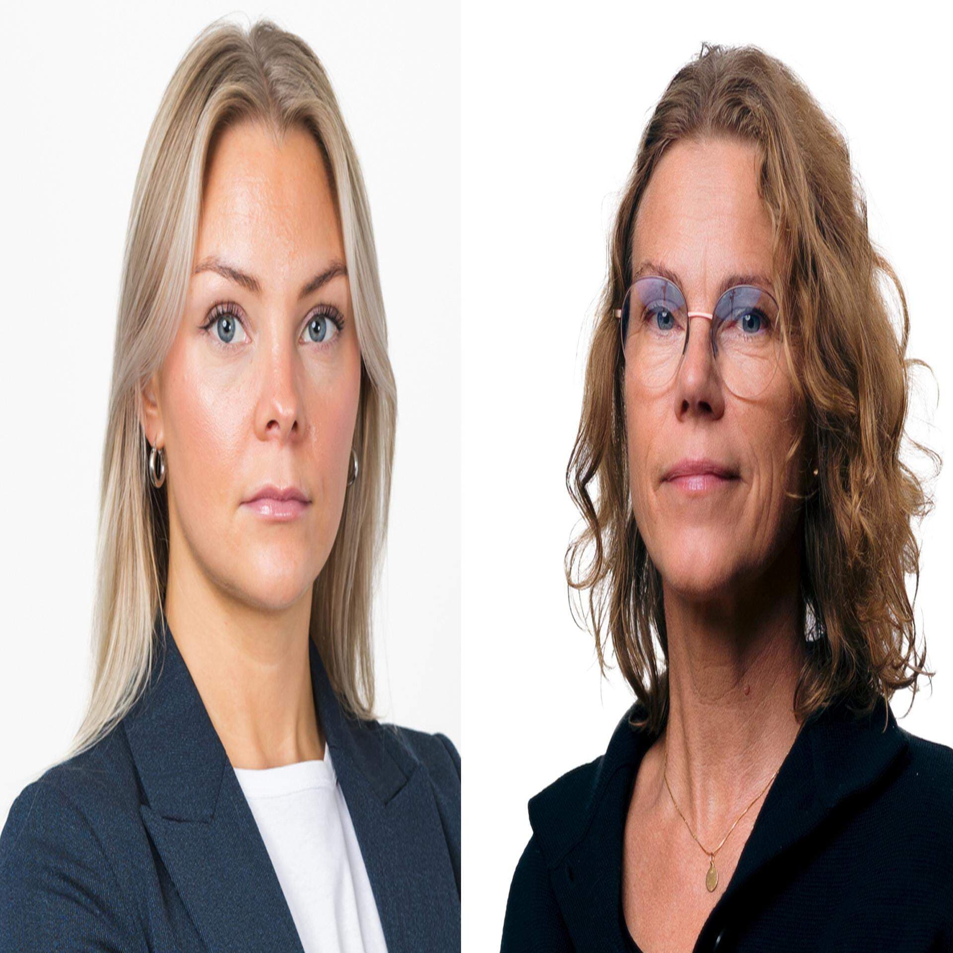 Elin Lilliehöök, näringspolitisk rådgivare i EU-frågor, och Carolina Brånby, jurist och policyansvarig.