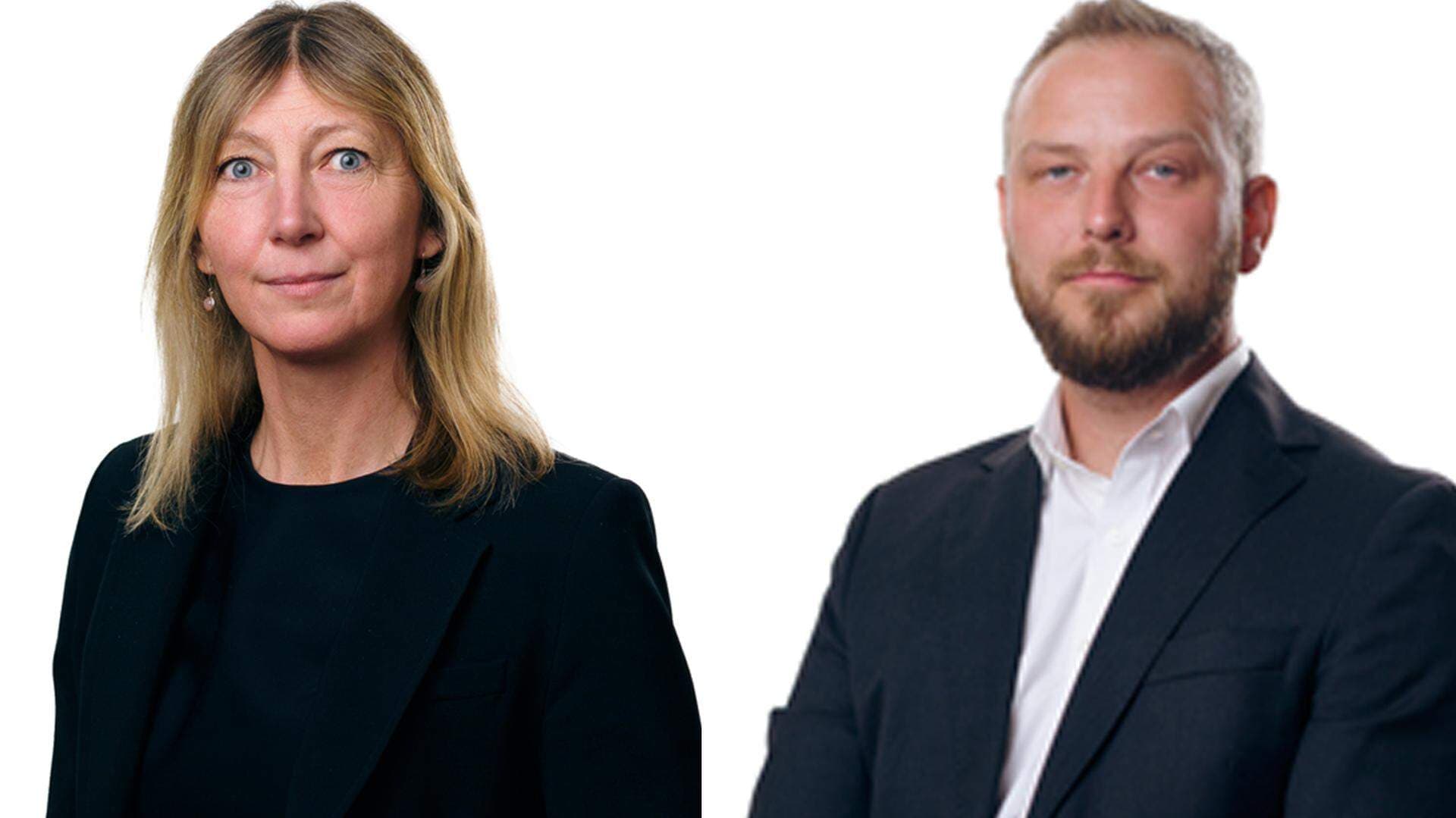 Experterna Maria Larsson och Elias Skog.