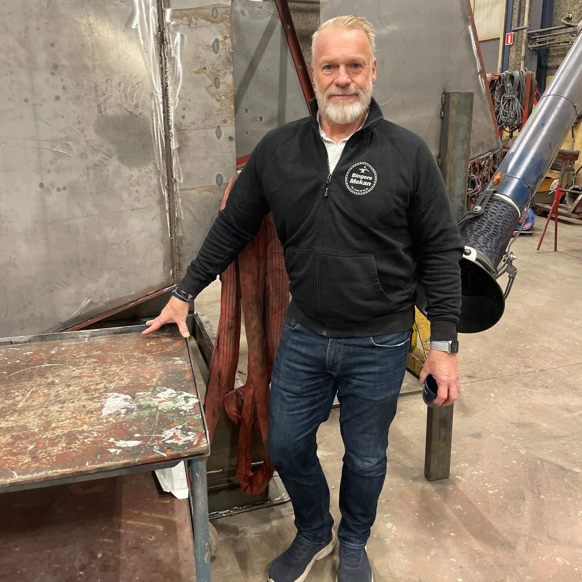 Mats Regin, vd på Bingers Mekan