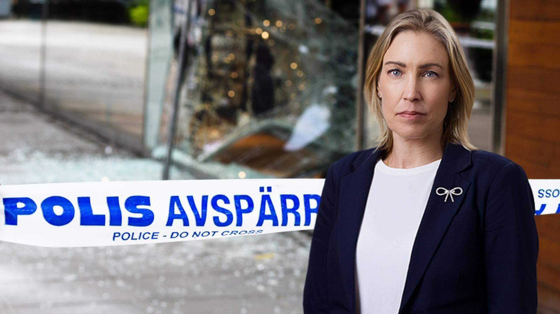 Bildcollage: Annika Bröms och brottsplats