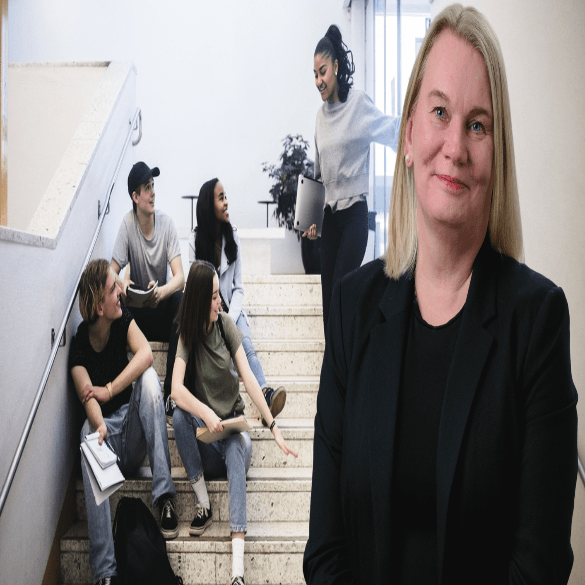 Bildcollage: Kristin Lahed och gymnasieelever