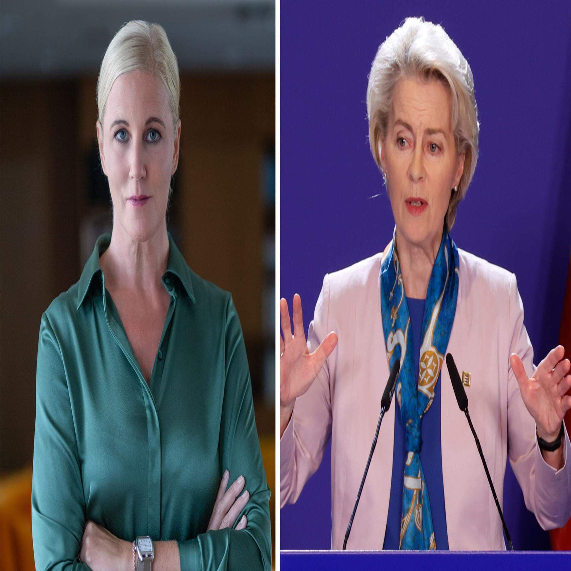 Anna Stellinger, chef för internationella och EU-frågor på Svenskt Näringsliv, och EU-kommissionens ordförande Ursula von der Leyen.