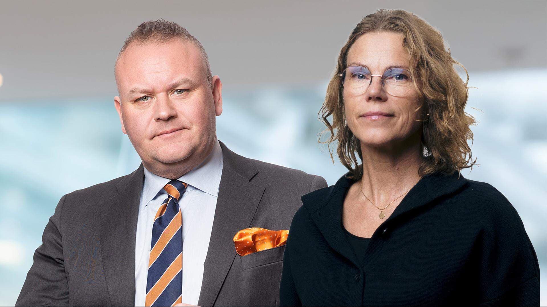 Göran Gren, avdelningschef Företagsjuridik och Carolina Brånby, jurist och policyansvarig på Svenskt Näringsliv.