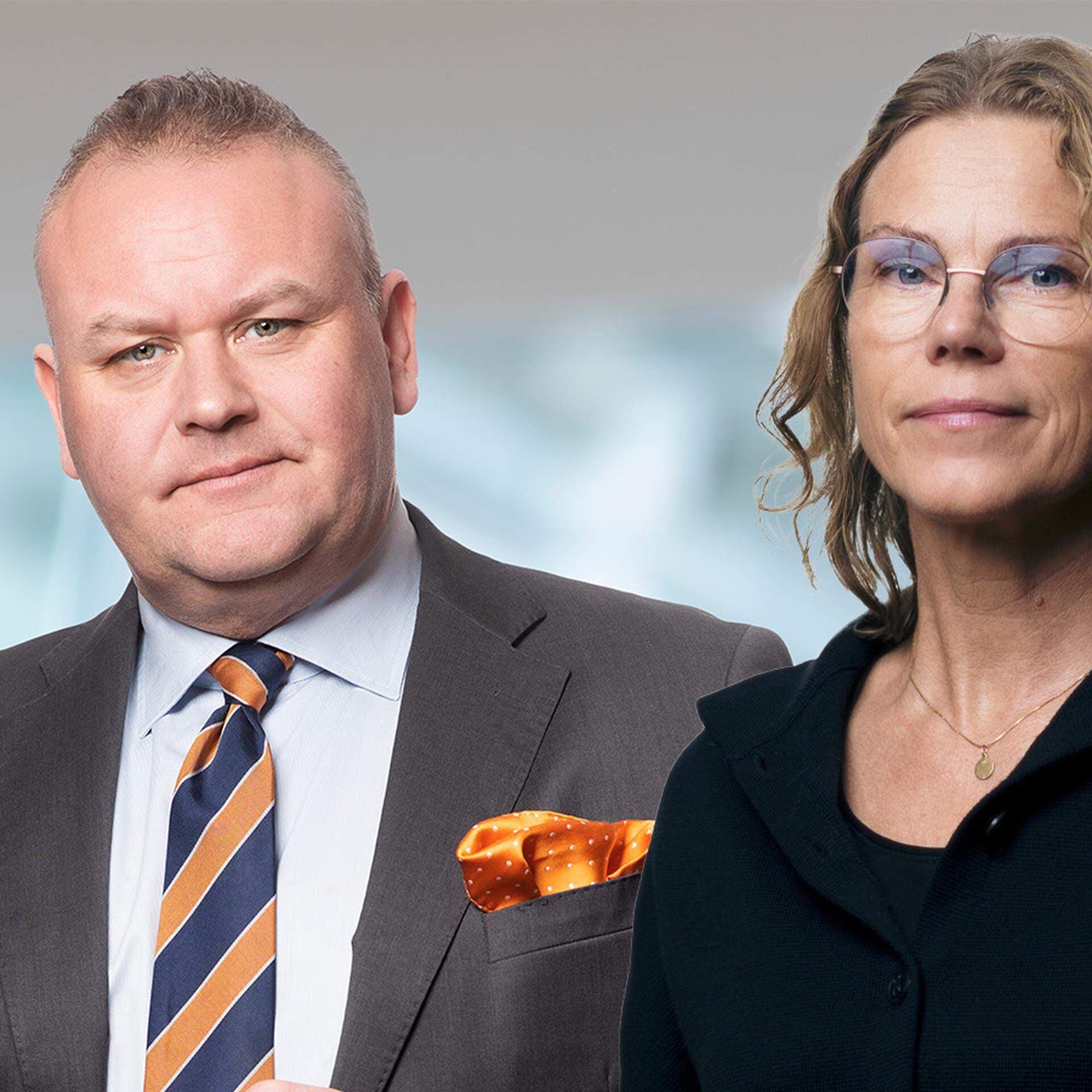 Göran Gren, avdelningschef Företagsjuridik och Carolina Brånby, jurist och policyansvarig på Svenskt Näringsliv.