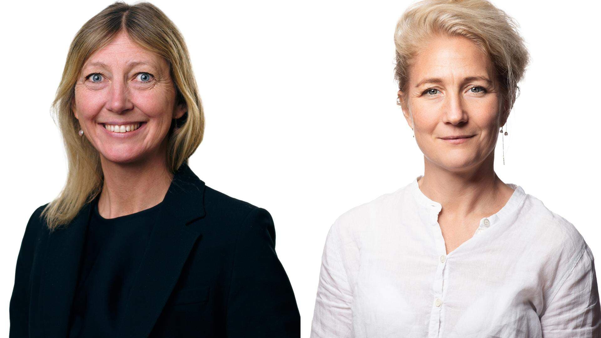 Experterna Maria Althin och Sofia Bildstein-Hagberg.