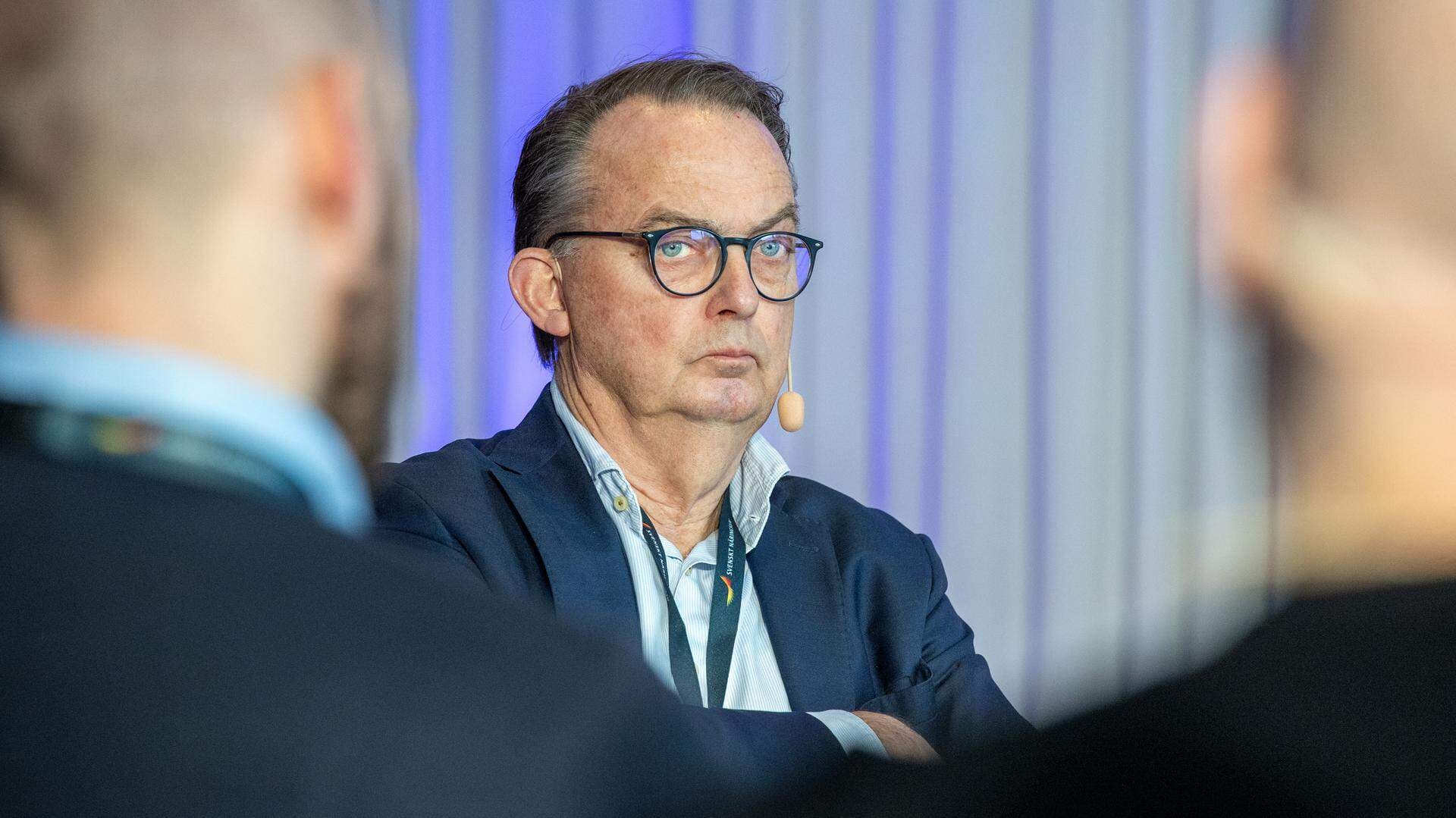 Santhe Dahl, styrelseordförande i träindustrikoncernen Vida, på Tillväxtdagen i Växjö.