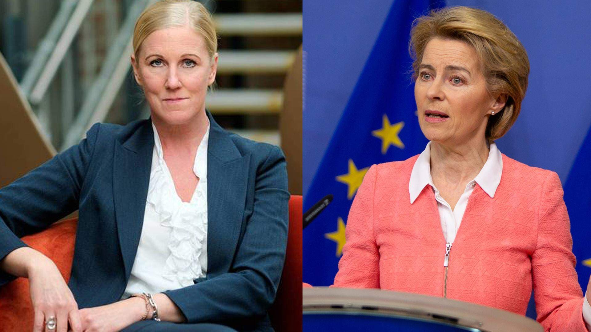 Anna Stellinger och Ursula von der Leyen.