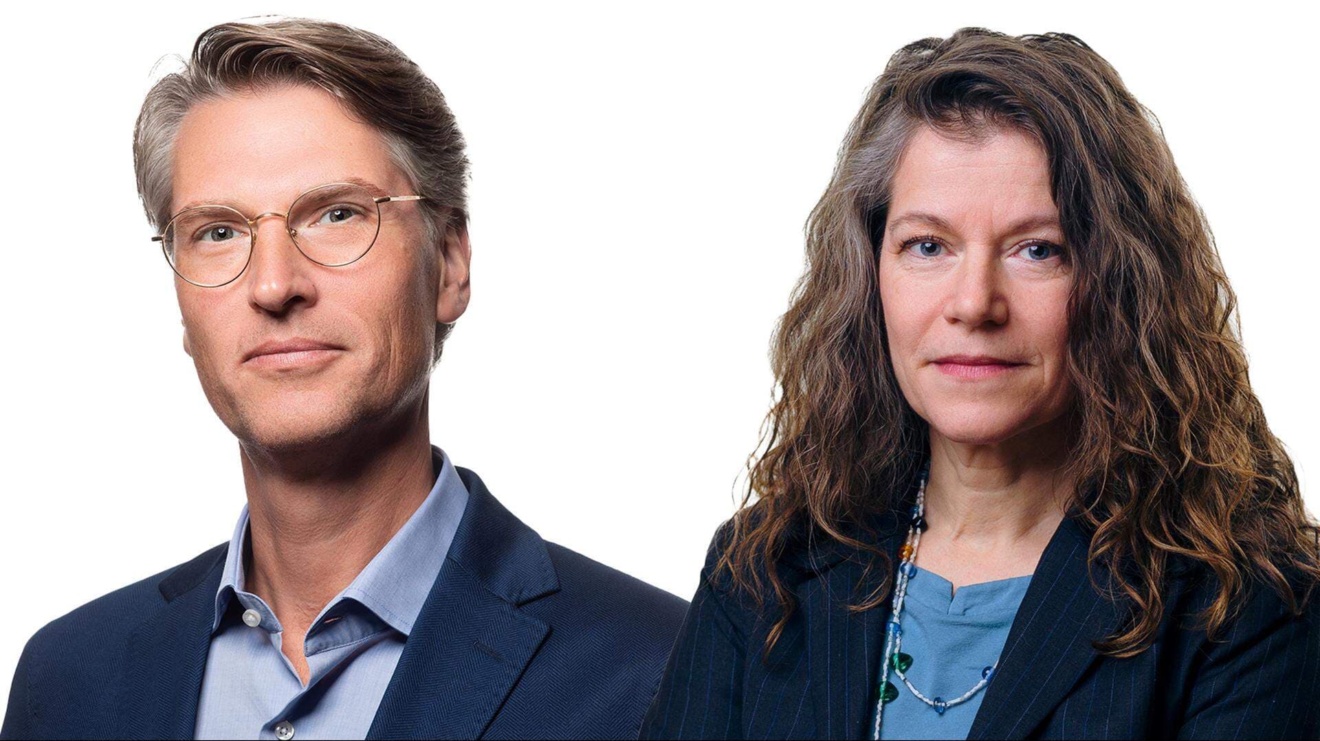 Fredrik Sjögren, policyansvarig EU-frågor, och Cemille Üstün, policyansvarig EU:s inre marknad.