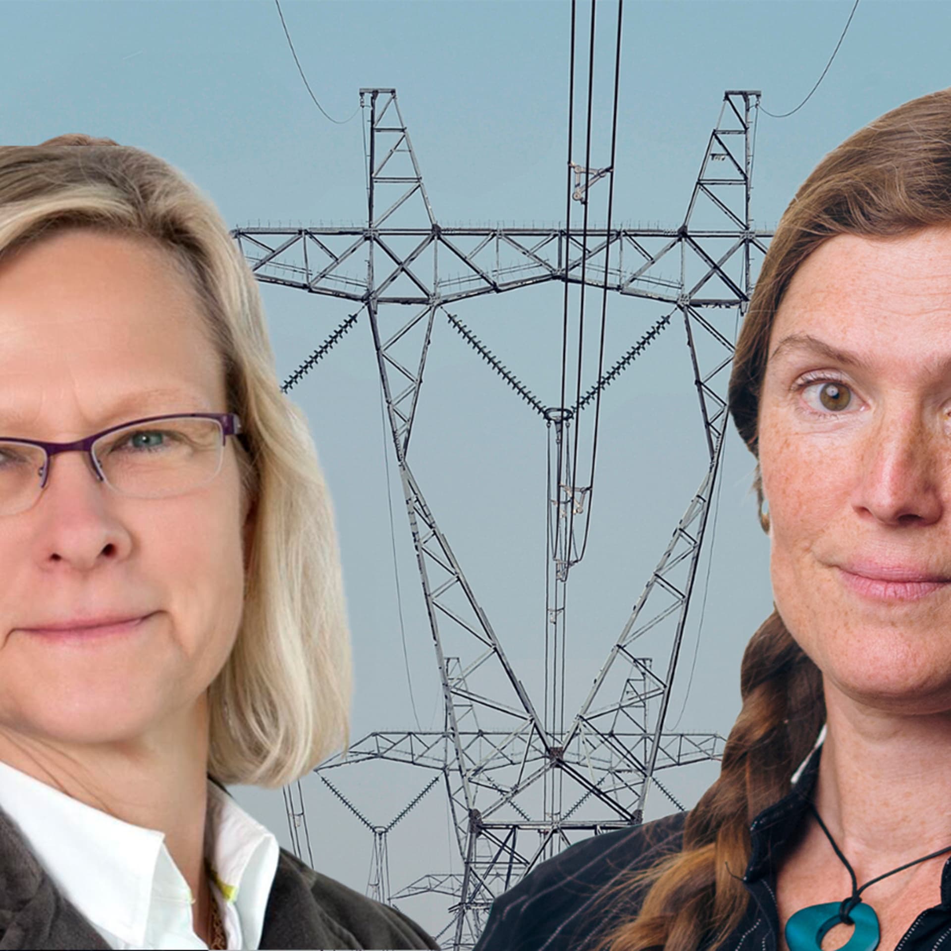Michelle Tun von Gyllenpalm, expert på energipolicyområdet, och Paola Zetterberg, inköpsansvarig på stålföretaget Ovako.