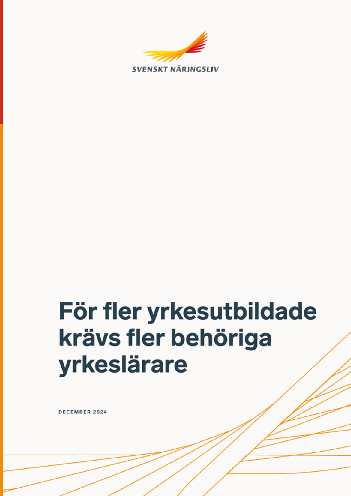 För fler yrkesutbildade krävs fler behöriga yrkeslärare