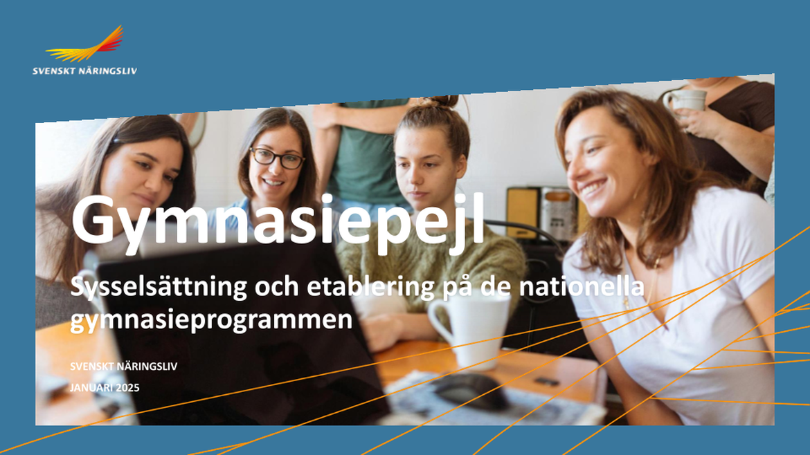 Gymnasiepejl 2025 - Sysselsättning och etablering på de nationella gymnasieprogrammen