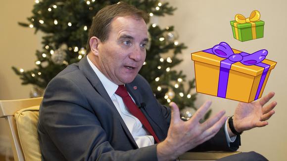 Här har du din julklapp, Stefan Löfven!